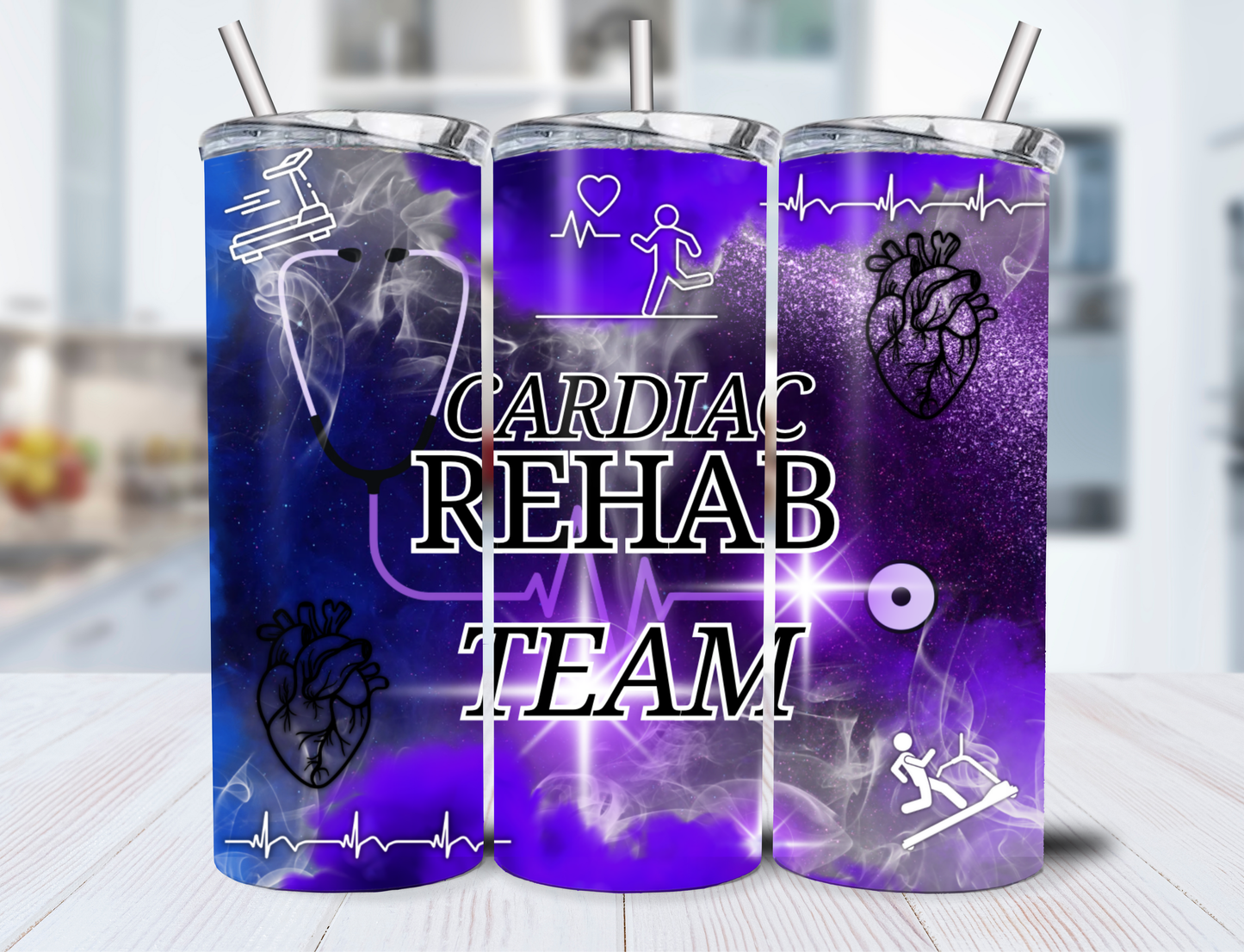 Cardiac Rehab Tumbler (Purple)