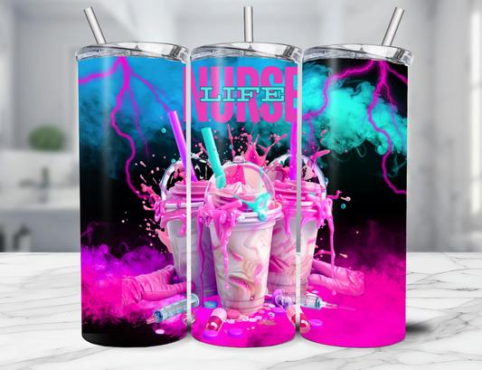 Nurse Life Tumbler (Bright)