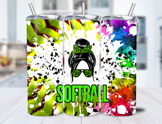 Softball Mom Tumbler