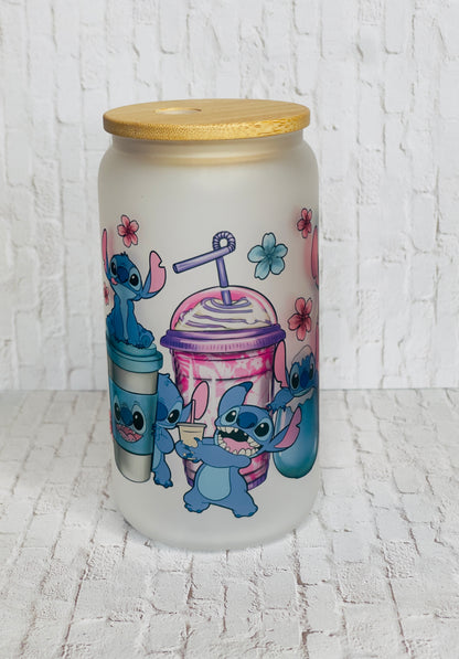 Character Glass Can