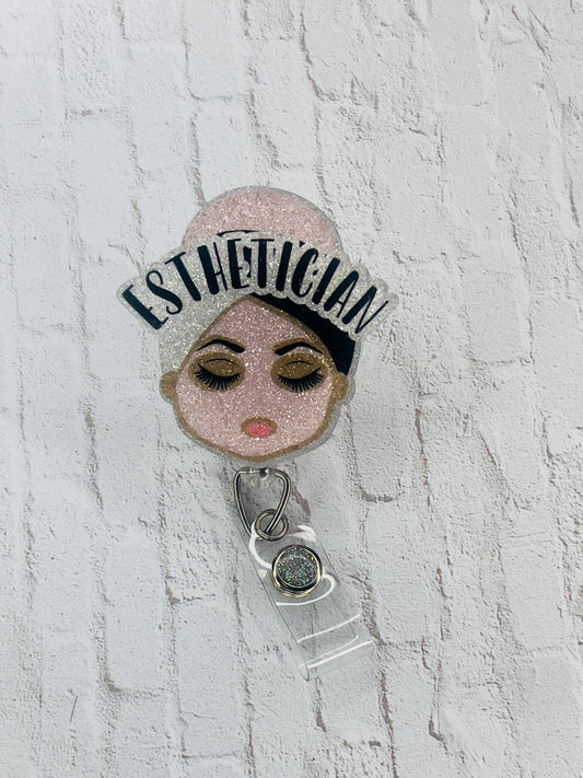 Esthetician Badge Reel