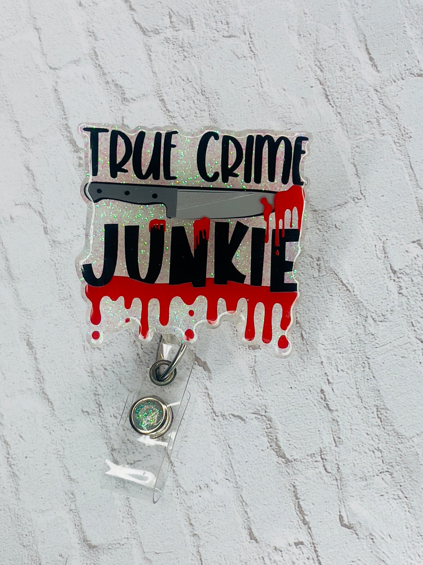 True Crime Junkie Badge Reel