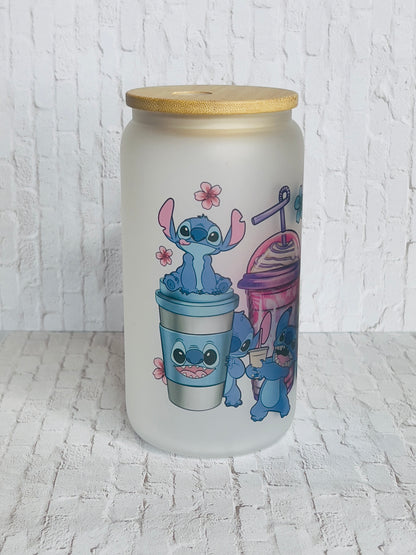 Character Glass Can