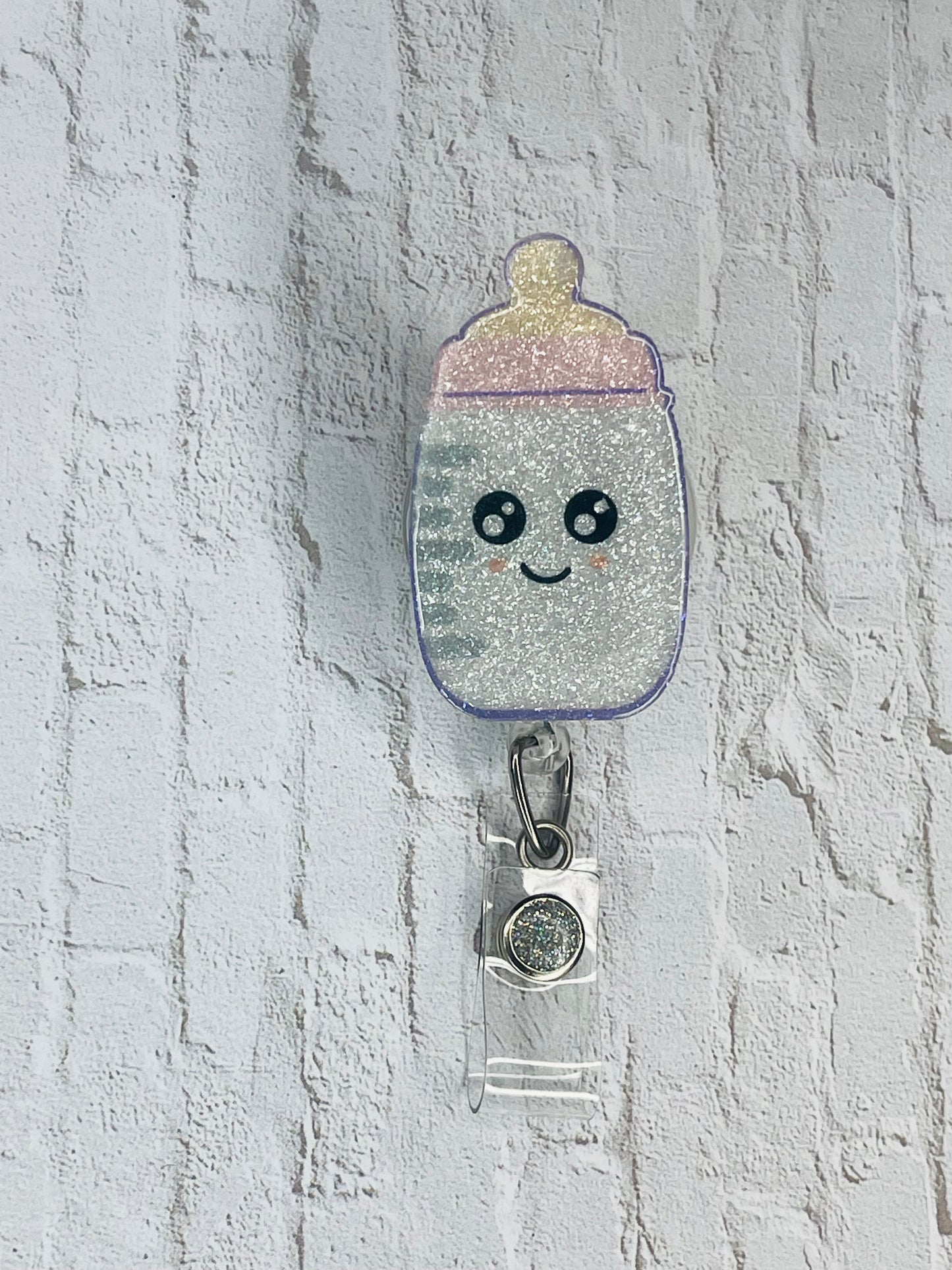 Baby Bottle Badge Reel