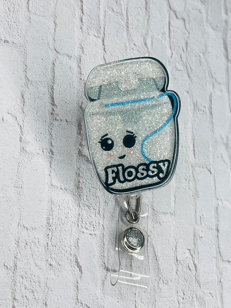 Flossy Badge Reel