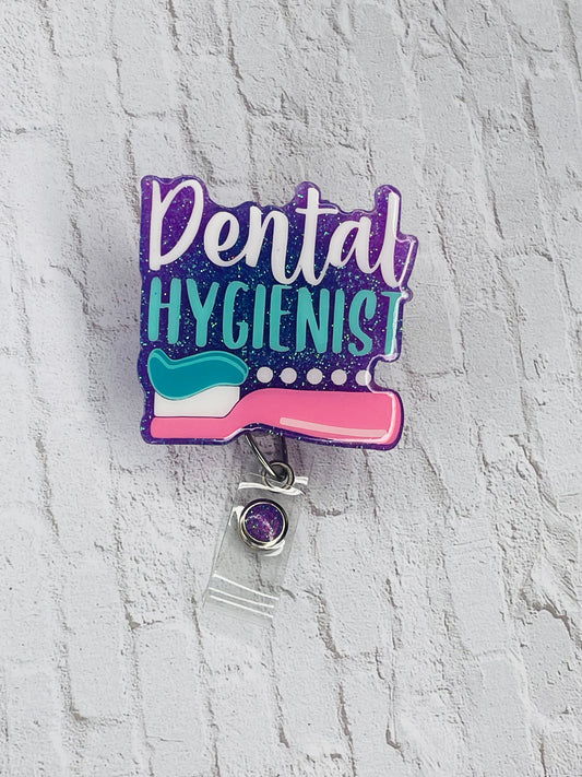 Dental Hygienist Badge Reel