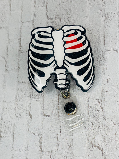 Rib Cage Badge Reel