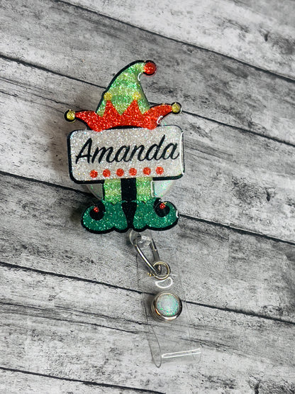 Custom Elf Badge Reel