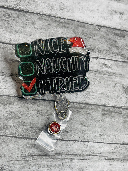 Naughty/Nice Badge Reel