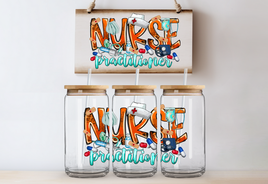 Nurse Practitioner Glass Can