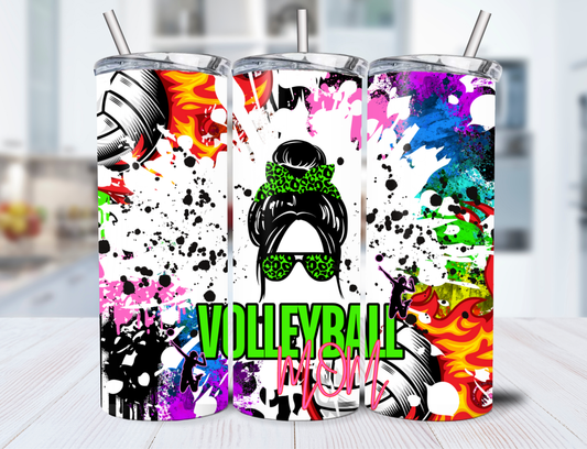Volleyball Mom Tumbler